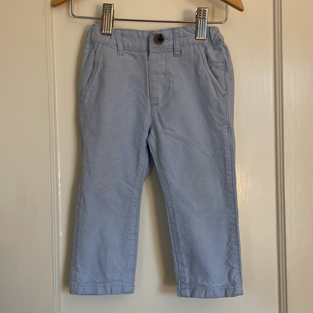 The Childrens Place toddler boys light blue skinny chino pants 18-24m